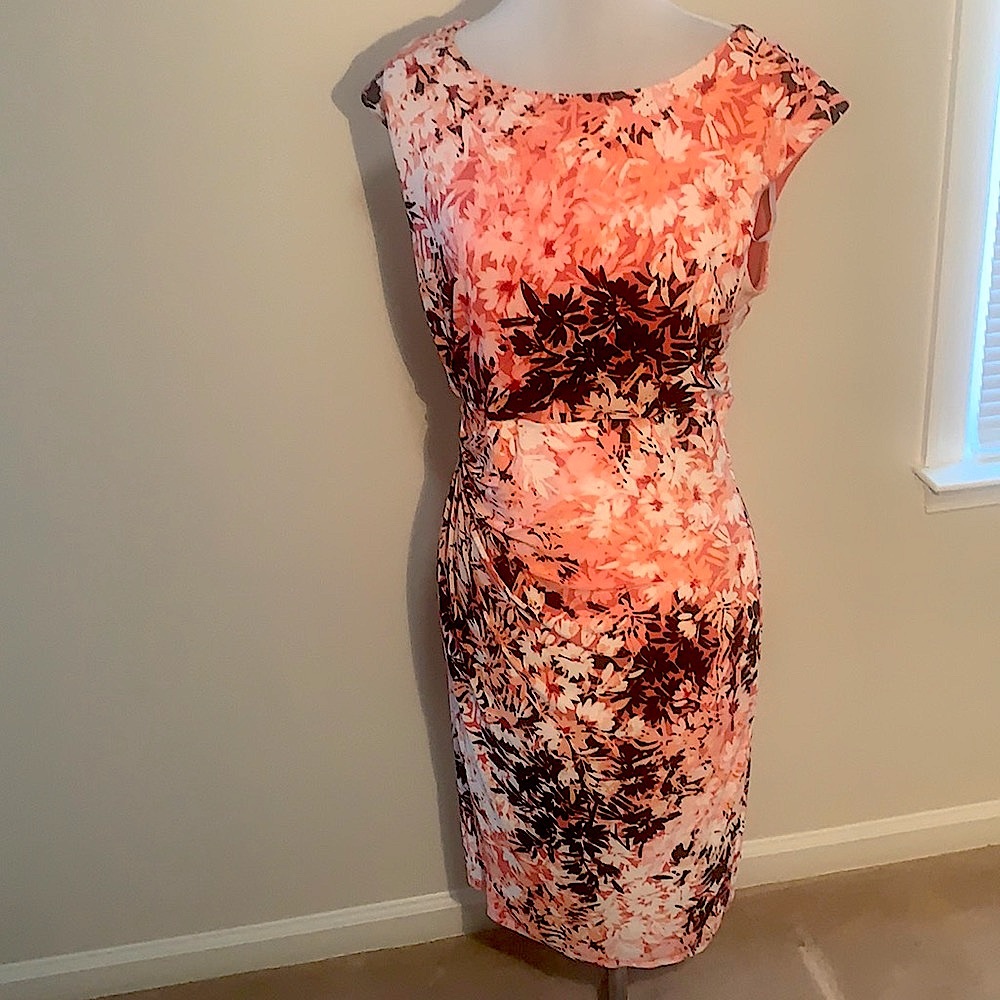 Stunning floral stretchy dress